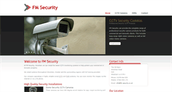 Desktop Screenshot of fm-security.co.uk