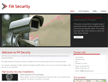 Tablet Screenshot of fm-security.co.uk